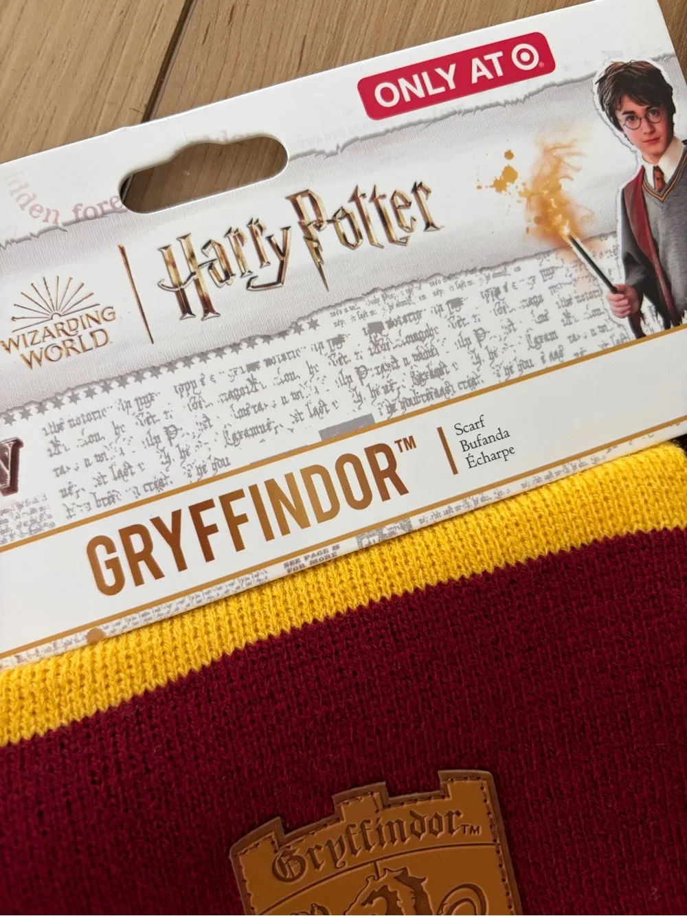 Harry Potter Gryffindor Knit Scarf - Maroon and Yellow Warner Bros.